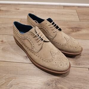 NWOT Mark Nason by Sketcher's Men's Suede Oxford Shoes Tan Size 13